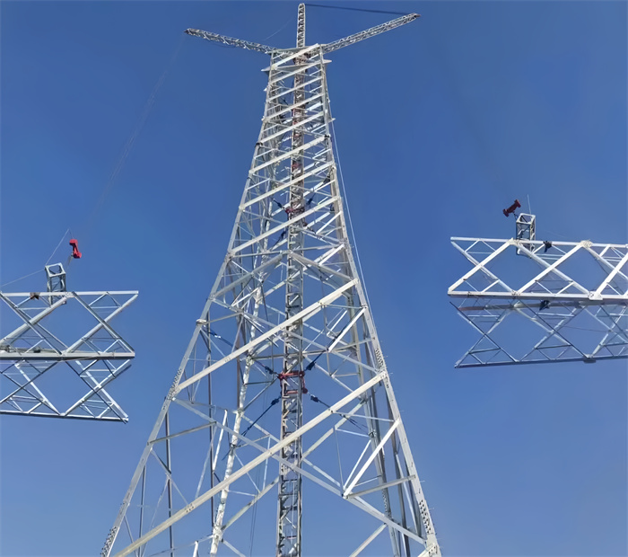 110KV 220KV Hot Dip Galvanized Power Line Tower High Voltage Power Electric Transmission Tower