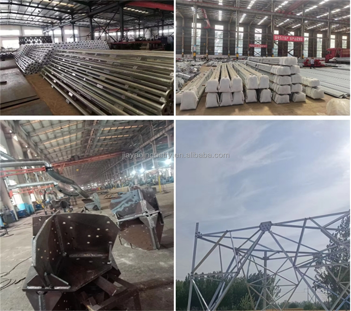 110KV 220KV Hot Dip Galvanized Power Line Tower High Voltage Power Electric Transmission Tower