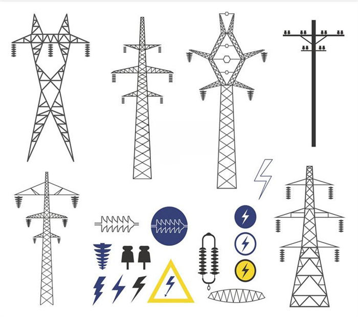 10KV 33KV 66KV 110KV 132KV 220KV 380KV 400KV 500KV 750KV 1000KV High Voltage Power Transmission Line Angle Tower