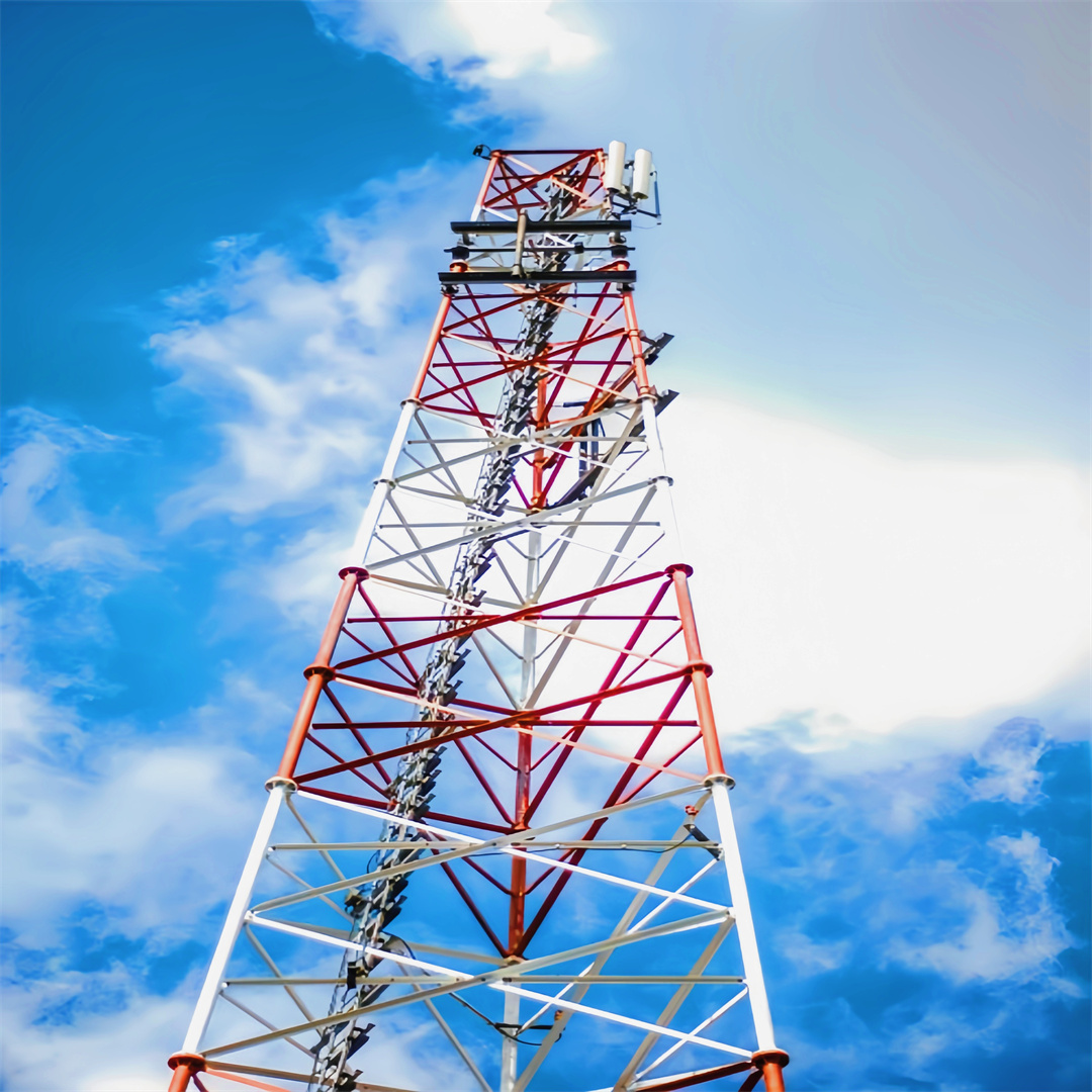 Steel Telecommunication Bts Hot Dipped Galvanizing Made In China Cell Tower