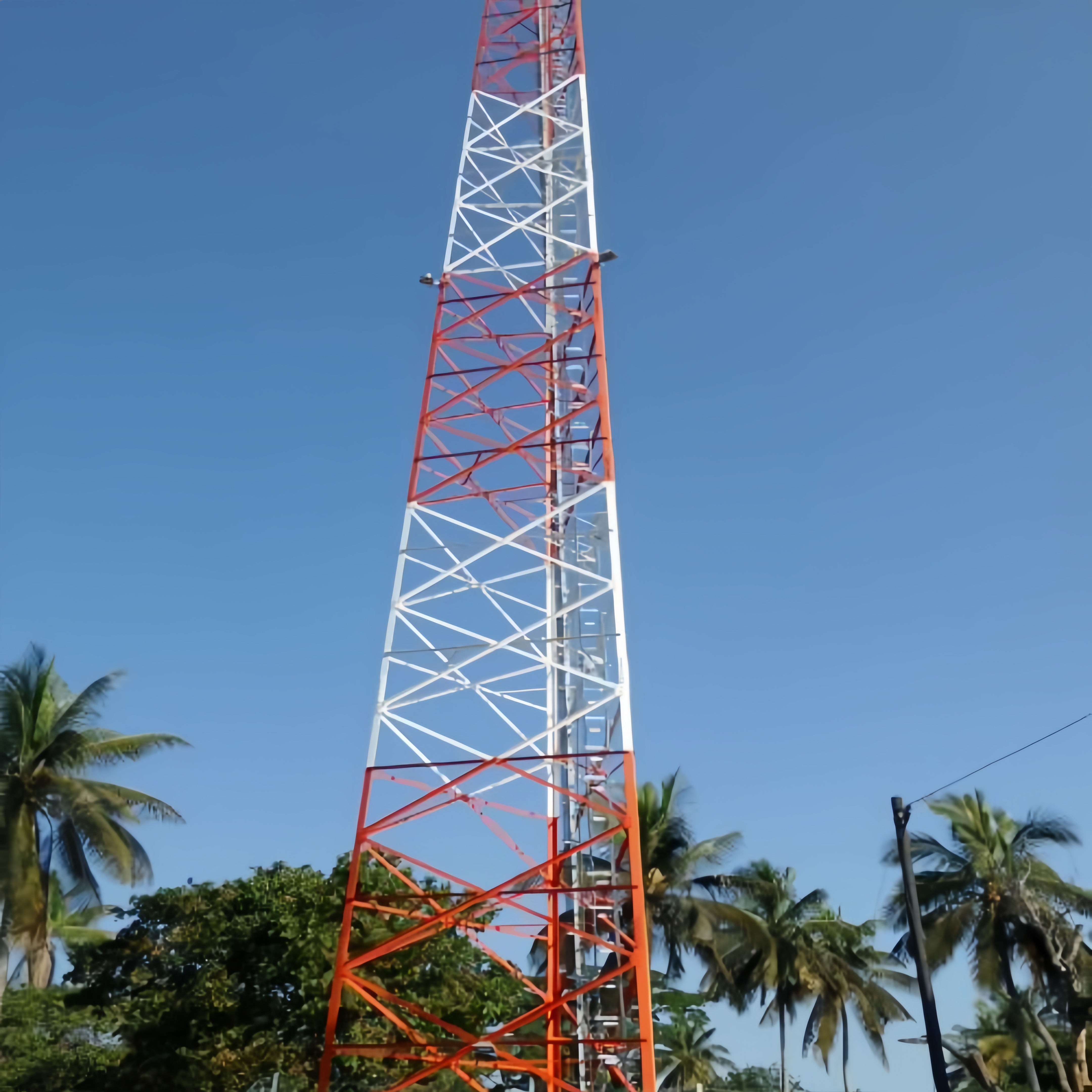 25m 30m 35m 45m 60m RDS Telecommunication 3 Leg Angular Galvanized SST Steel Tower Angle Iron Tower