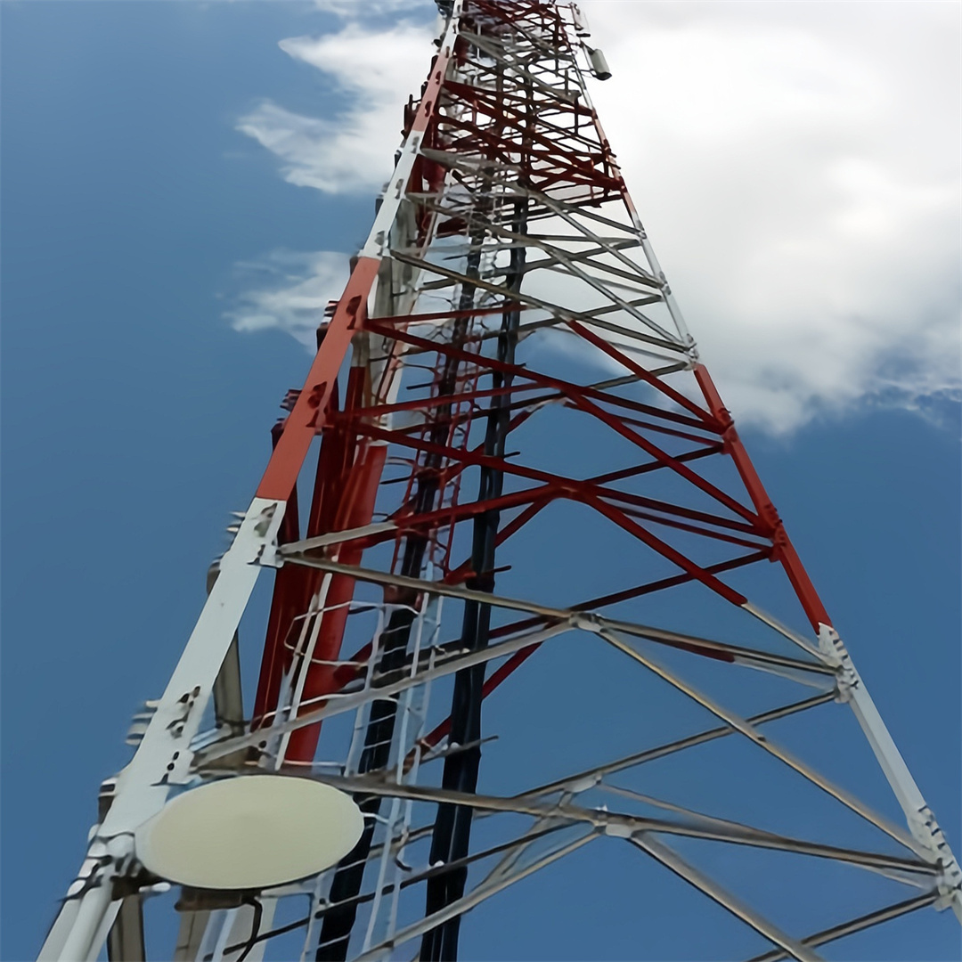 3 Leg 60 Degree Angle Antenna Telecom 4 Legged Angular Self Supporting Steel Lattice Communication Tower