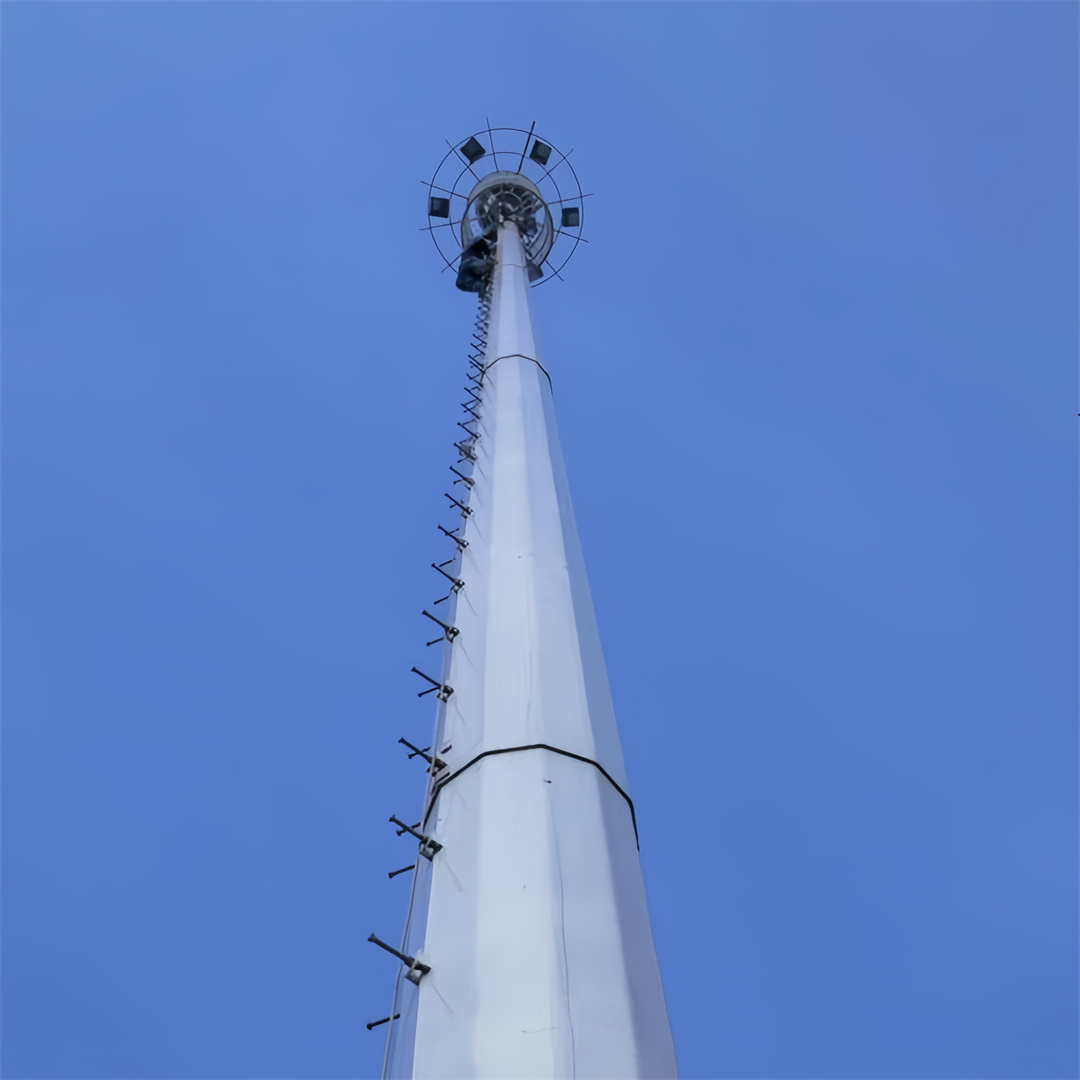 35 40 M Meters China Network Antenna Communication Steel Tube Pipe Telecom Telecommunication Cellular Monopole Tower