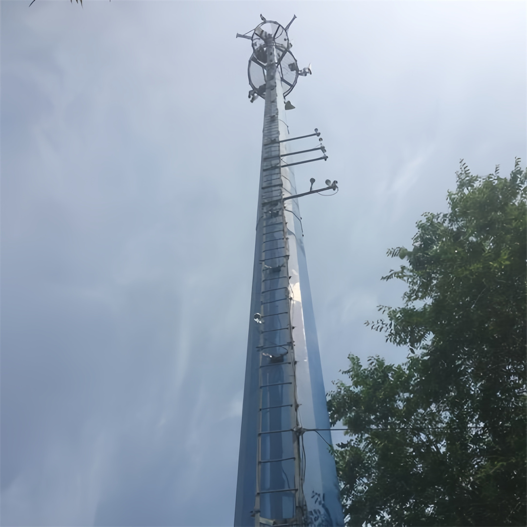 Communication Broadcasting Telecommunication Monopole Antenna Tower 