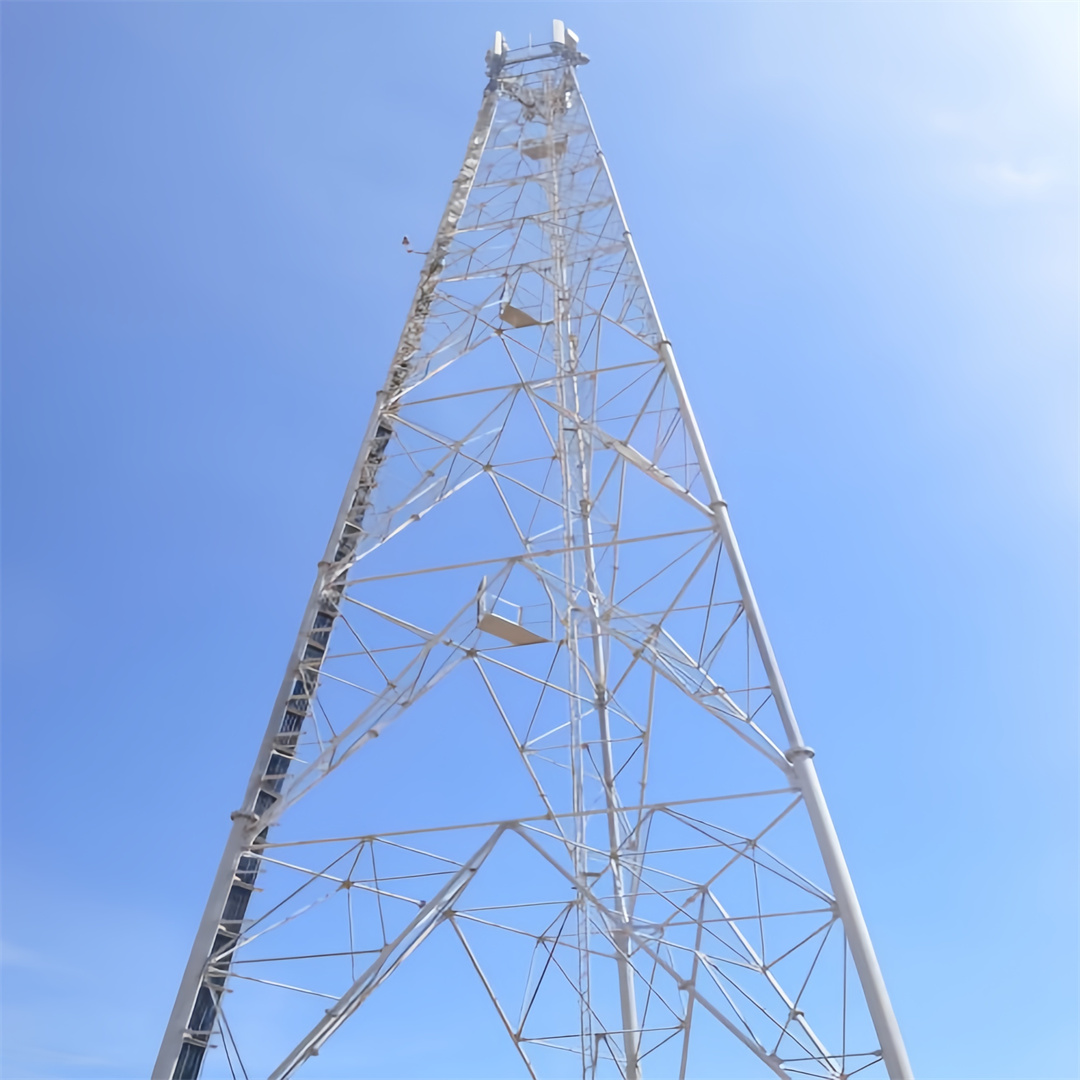 30m High Mast 3 Legged Tubular Steel Lattice Telecommunication Antenna Tower