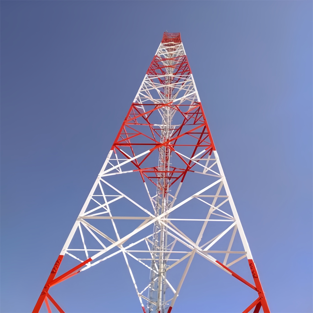 3 Leg 60 Degree Angle Antenna Telecom 4 Legged Angular Self Supporting Steel Lattice Communication Tower