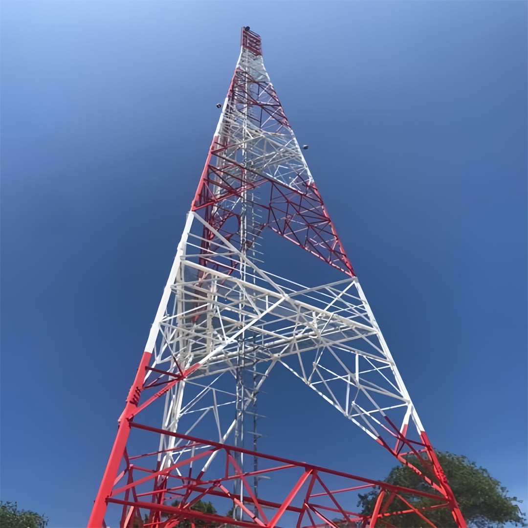 72m 4 Leg Steel Lattice Angular Mobile Telecom Tower